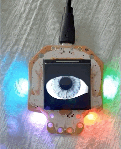 HalloWing M4 Default LED Colors
