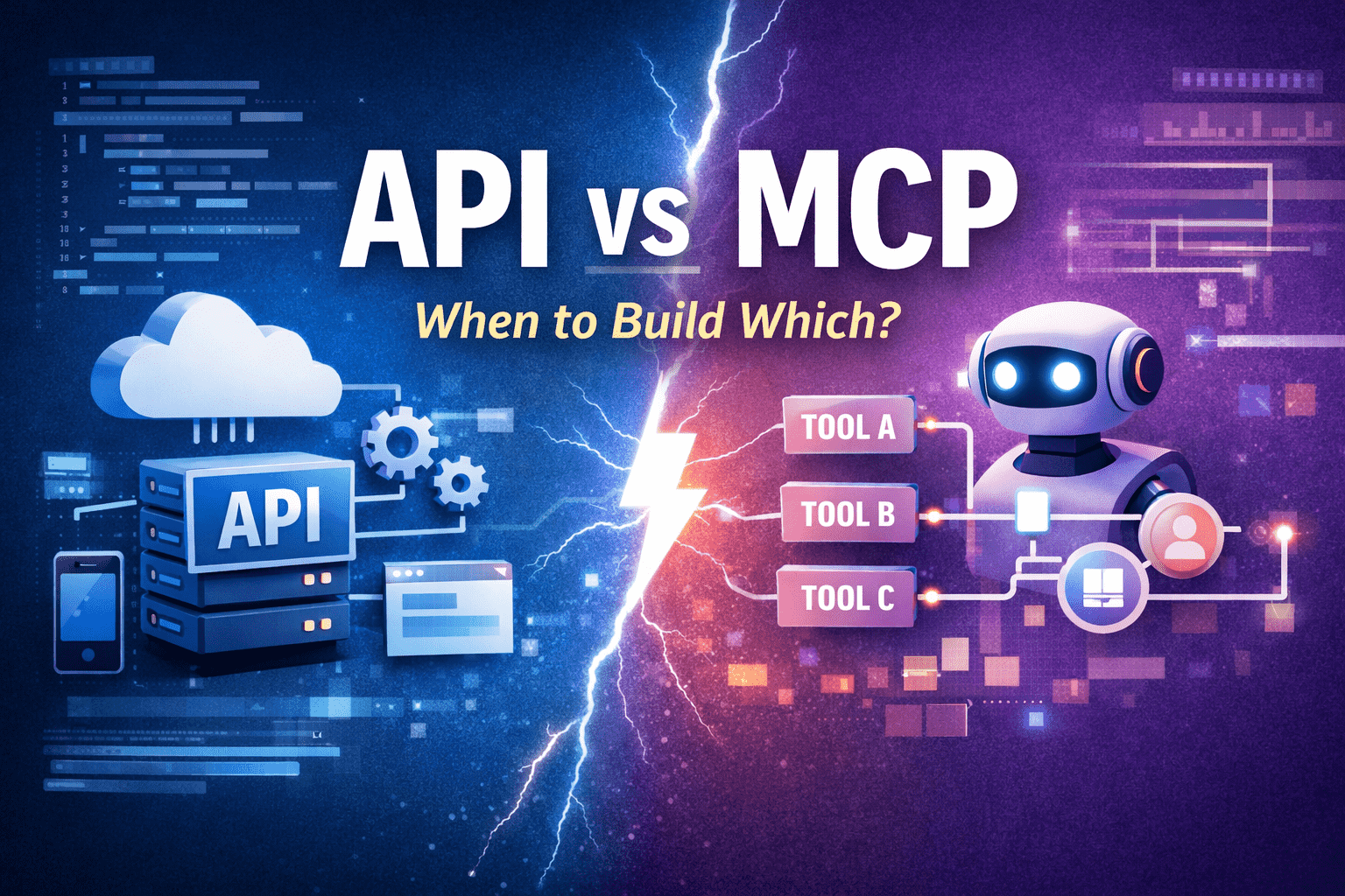 When to Build an API vs an MCP