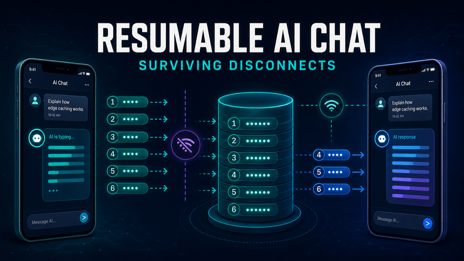 How to Resume an AI Chat After the User Goes Offline